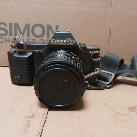 CANON T70 35MM SLR CAMERA WITH ZOOM LENS