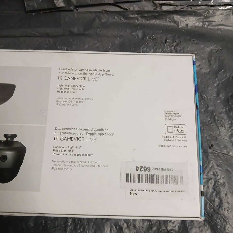 GAMEVICE FOR IPAD GV140 DUAL CONTROLLER ATTACHMENT – BOXED