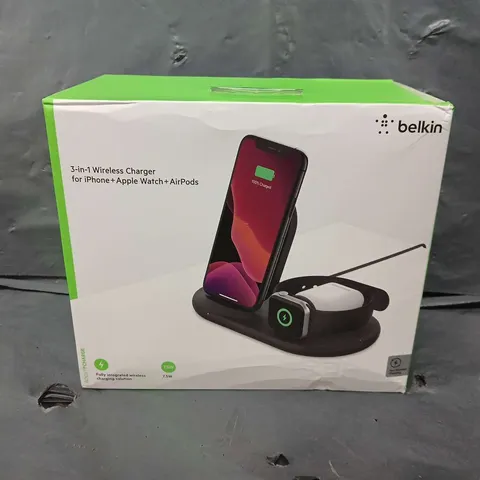 BELKIN 3 IN 1 WIRELESS CHARGER 