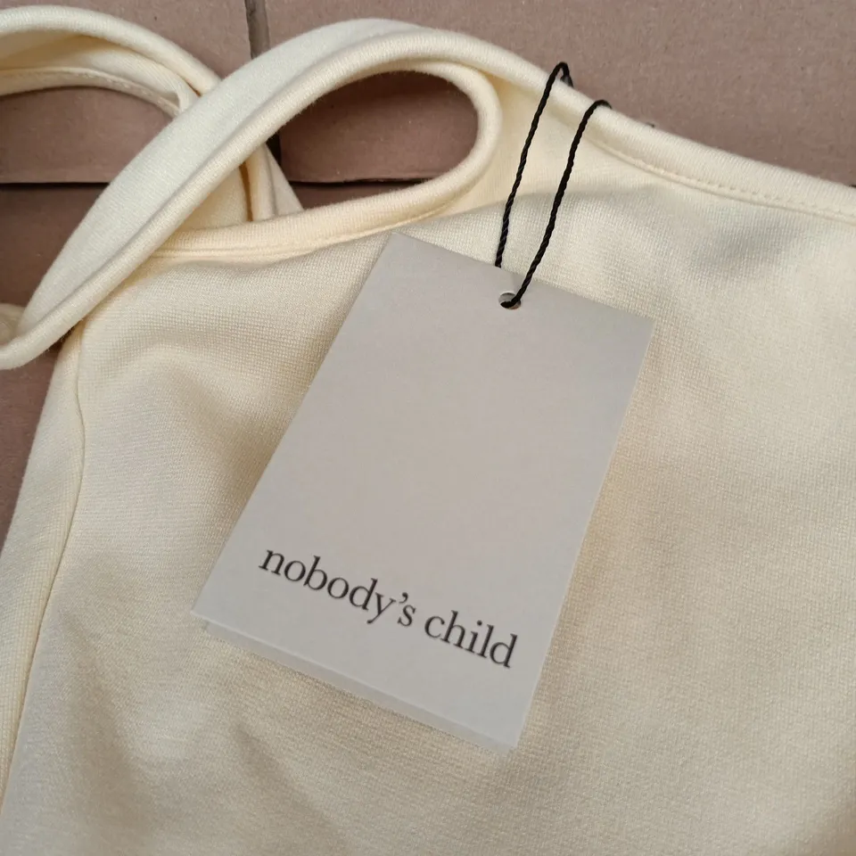 NOBODYS CHILD YELLOW COLORADO MIDI DRESS PLAIN UK 8 TAGGED