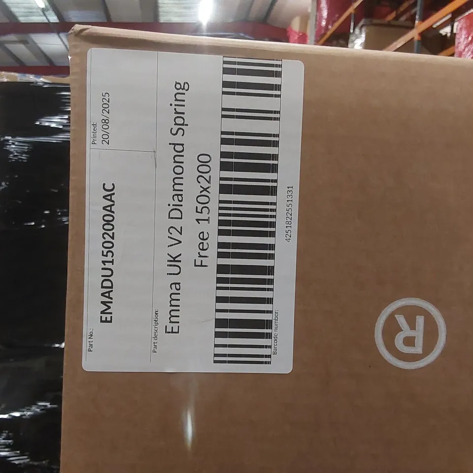 BRAND NEW BOXED EMMA UK V2 DIAMOND SPRING FREE 150 x 200CM KING SIZE MATTRESS 