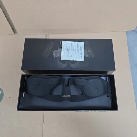 LUNAMOUR ONYX EYEFIX PRO 2-MODE EMS & HEAT THERAPY SILICONE EYE MASK