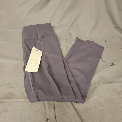 SWEATY BETTY SUPER SOFT 7/8 YOGA LEGGINGS IN URBAN GREY SIZE S