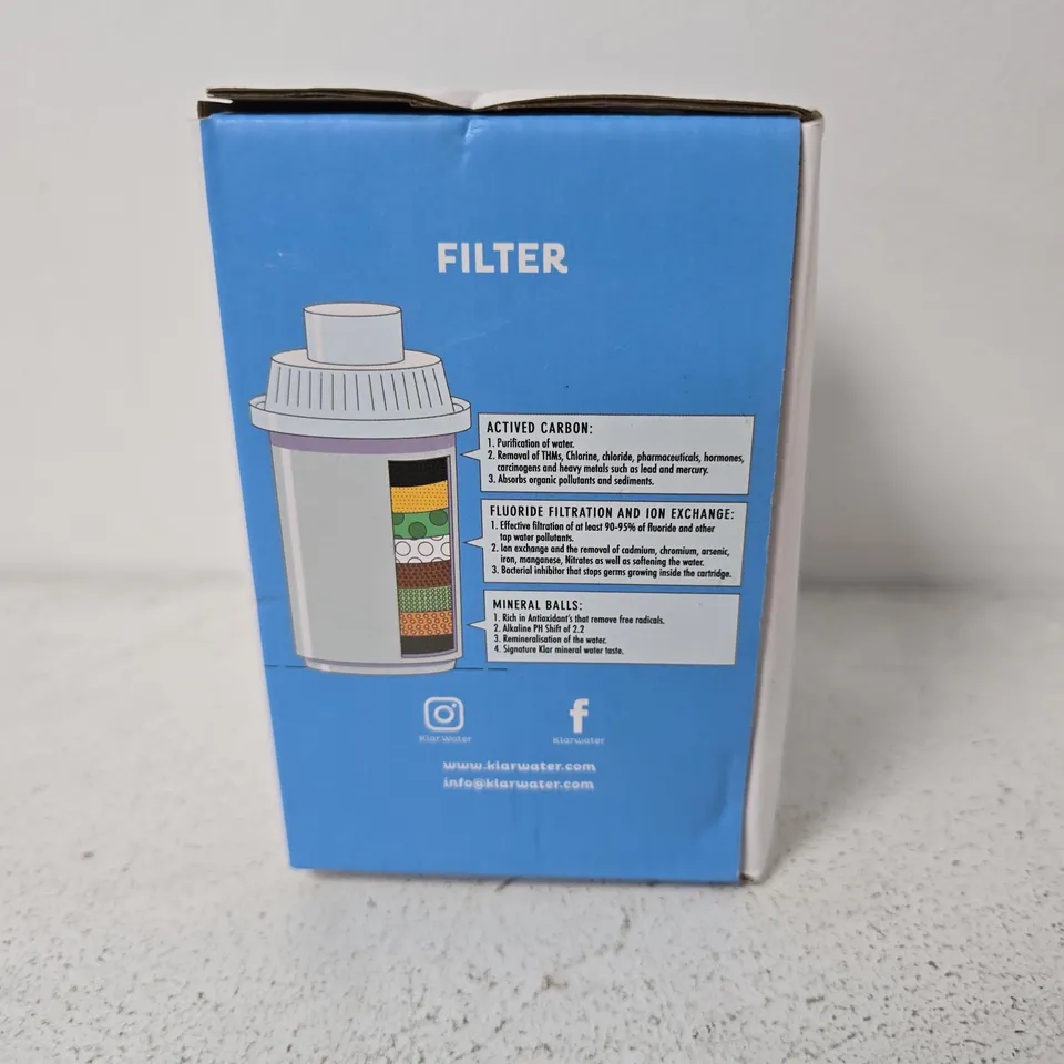 KLAR WATER FILTER CARTRIDGE REPLACEMENT KIT