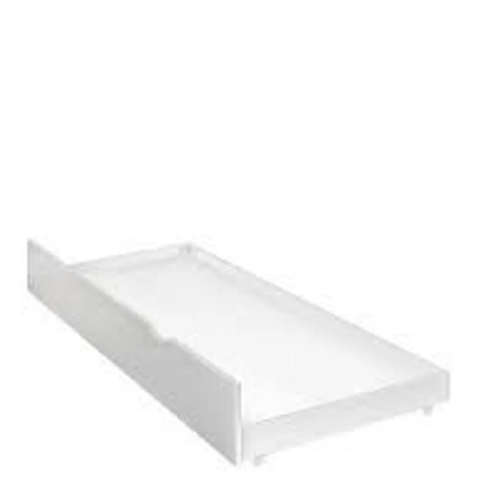 BOXED CLASSIC NOVARA KIDS UNDER BED STORAGE DRAWER ADD-ON - WHITE // DRAWER ONLY (1 BOX)