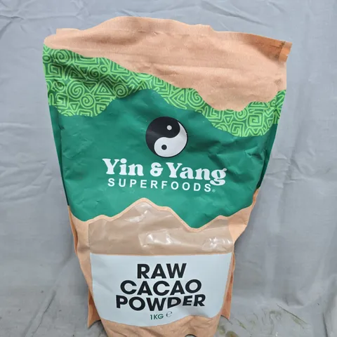 YIN & YANGS SUPERFOODS RAW CACAO POWDER – 1KG