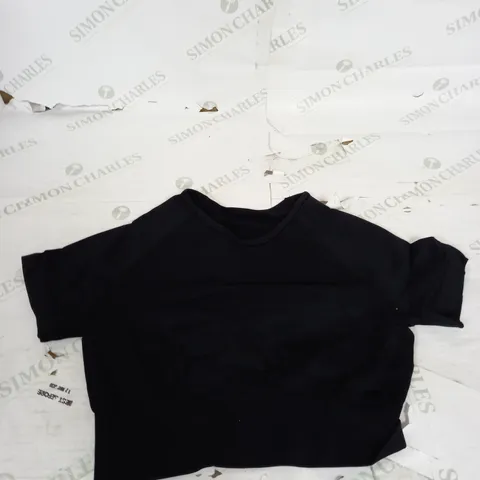 BAGGED INFORMANCE SEAMLESS CROP TOP BLACK M