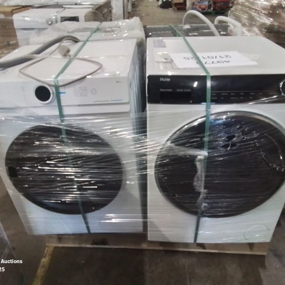 PALLET OF APPROXIMATELY 4 UNPROCESSED RAW RETURN WHITE GOODS TO INCLUDE;