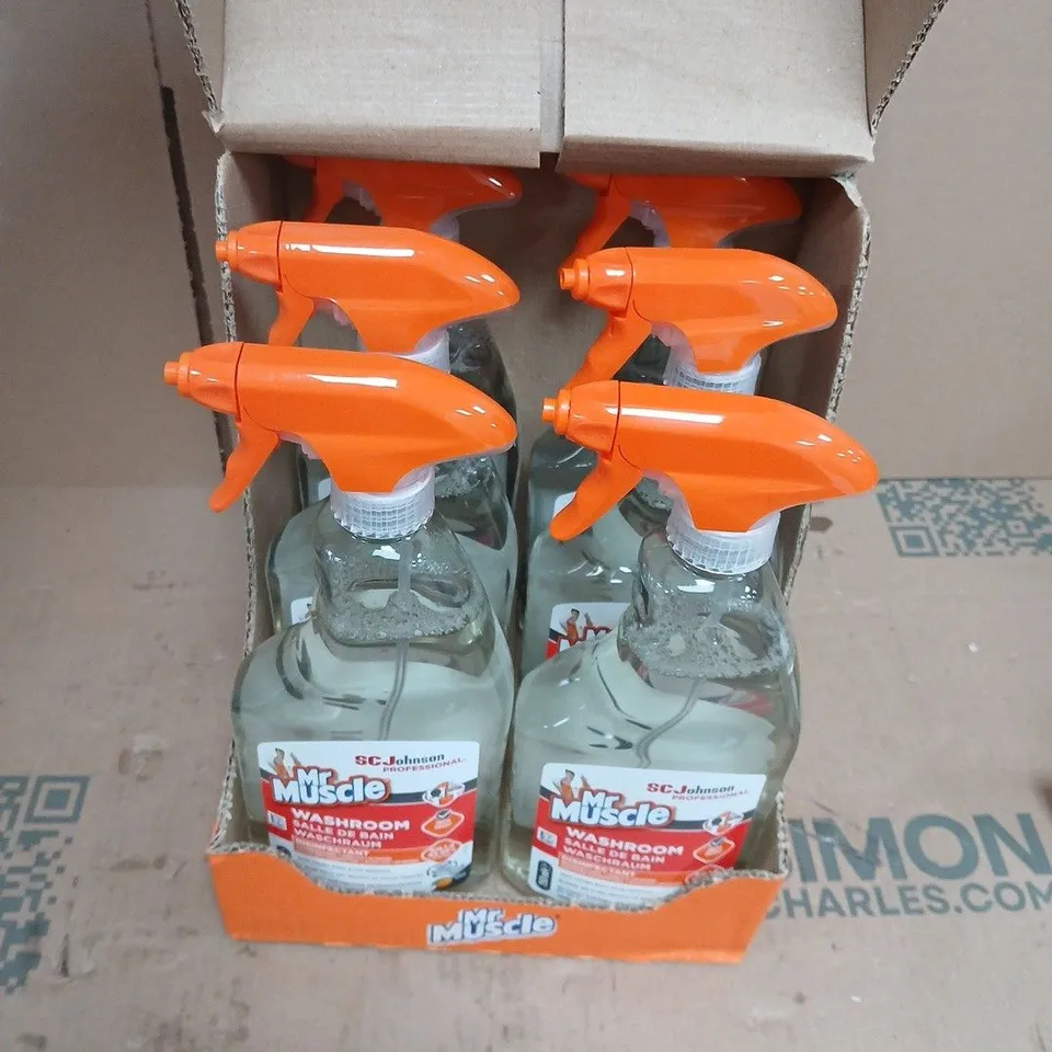 MR MUSCLE WASHROOM DISINFECTANT SPRAY – 6 X 500ML (SC JOHNSON)
