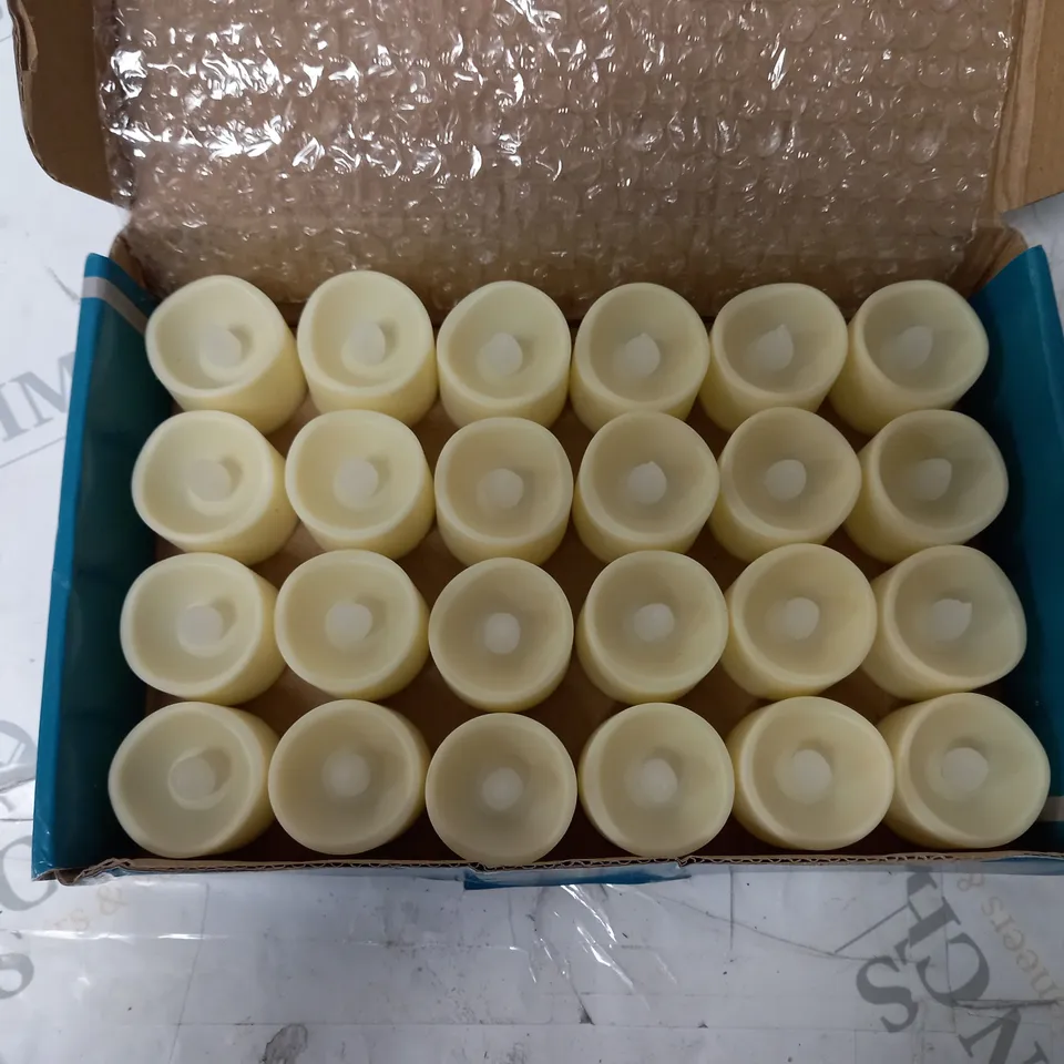 BOXED FLAMELESS 24 LED TEALIGHT SET
