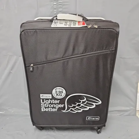 26" BLACK Z FRAME SUITCASE