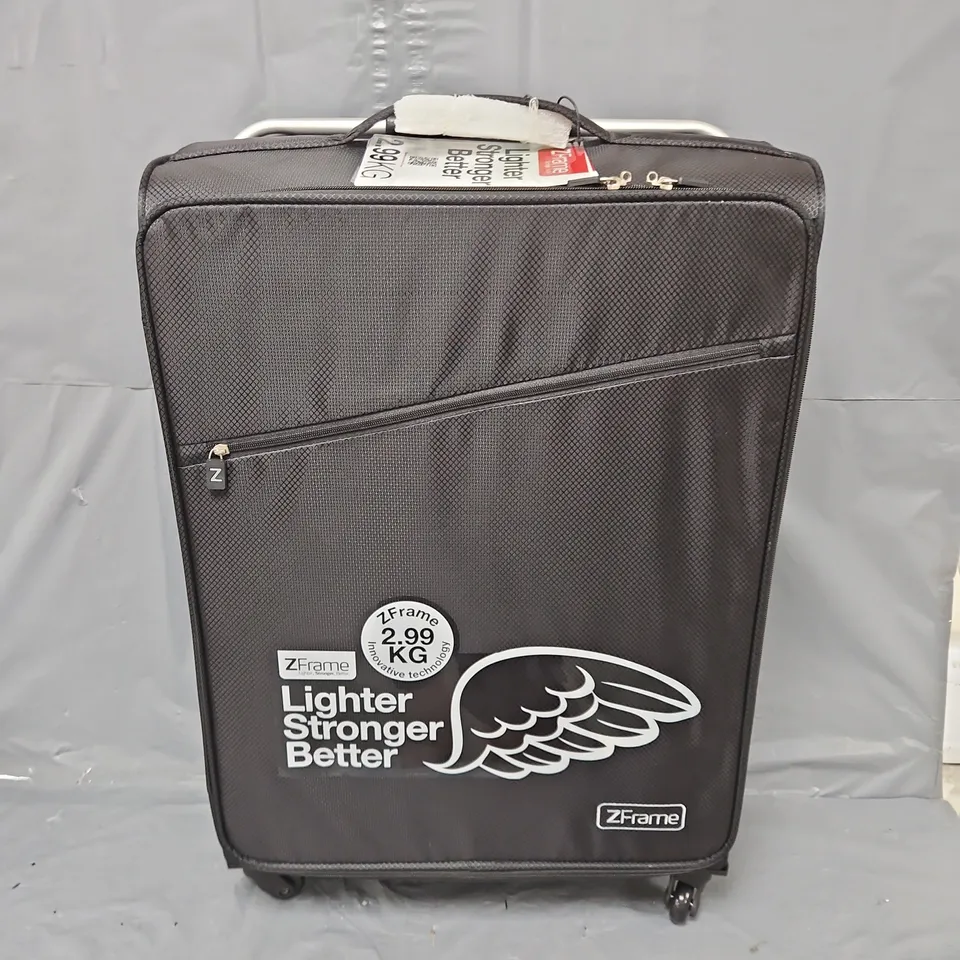 26" BLACK Z FRAME SUITCASE