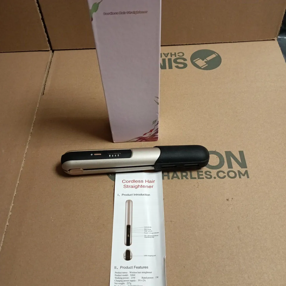 UNBRANDED CORDLESS HAIR STRAIGHTENER 