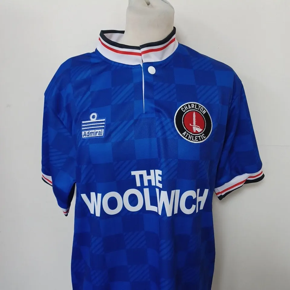 CHARLTON ATHLETIC RETRO AWAY SHIRT SIZE S