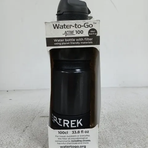 WATER-TO-GO ACTIVE 100 WATER BOTTLE WITH FILTER – 1 L (BLACK)