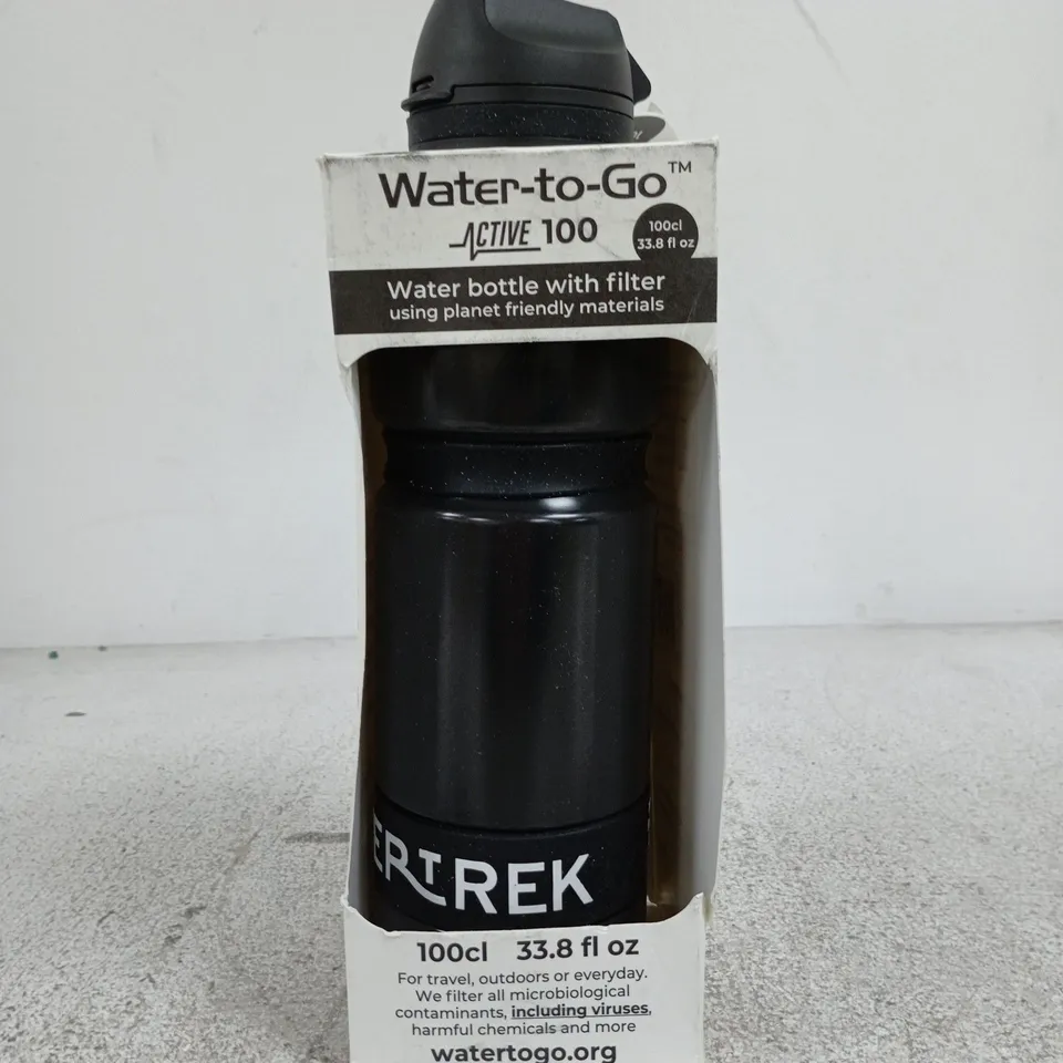 WATER-TO-GO ACTIVE 100 WATER BOTTLE WITH FILTER – 1 L (BLACK)