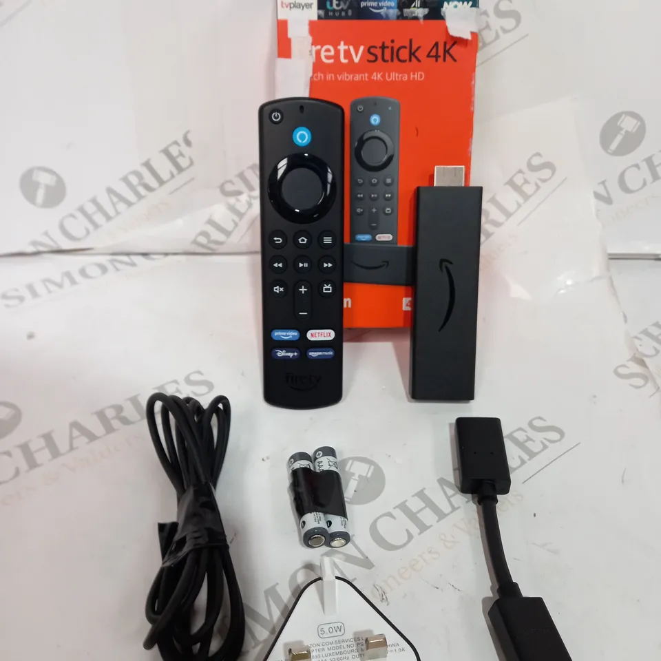 AMAZON FIRE TV STICK 4K BLACK 