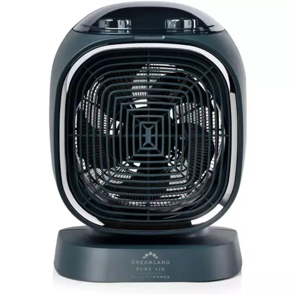 BOXED DREAMLAND 4038 SPACE HEATER SILENT POWER PURE AIR PORTABLE 4 HEATING MODES BLUE