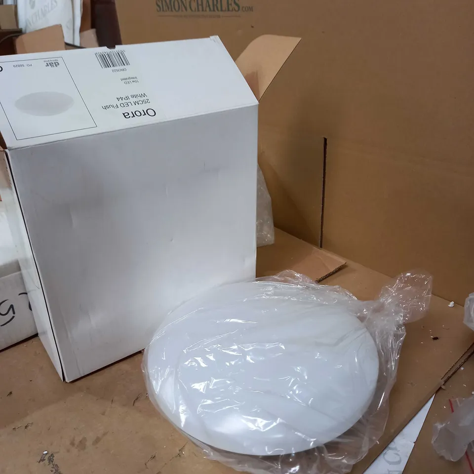 ORORA 25CM LED FLUSH WHITE IP44 