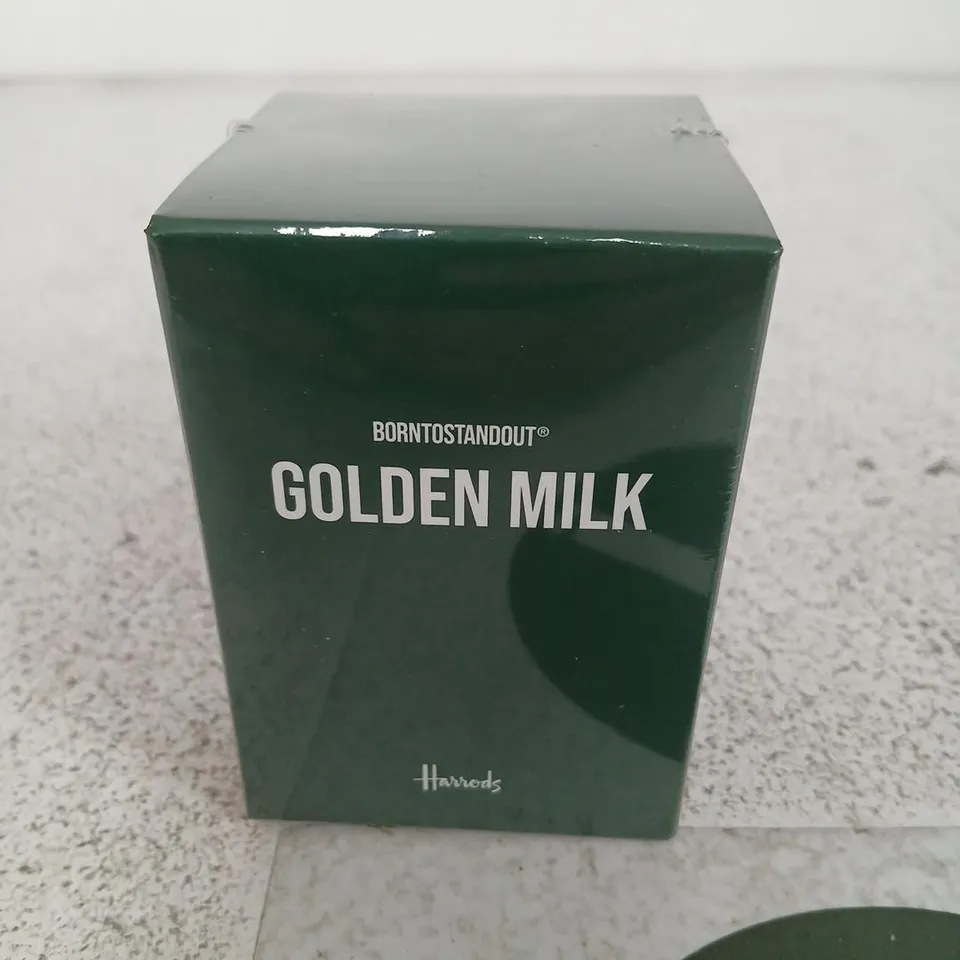 BORNTOSTANDOUT GOLDEN MILK EAU DE PARFUM 15ML – HARRODS BOXED