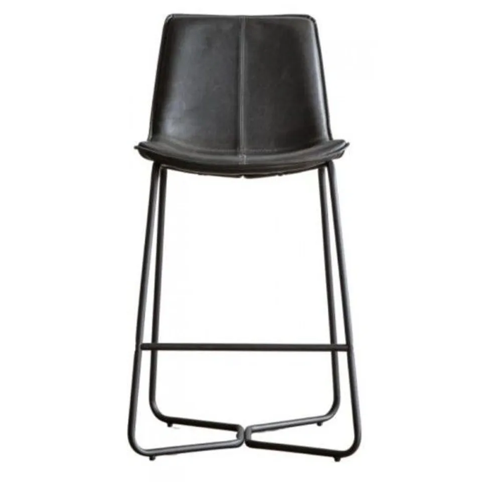 GALLERY DIRECT SET OF 2 BAR STOOLS - CHARCOAL