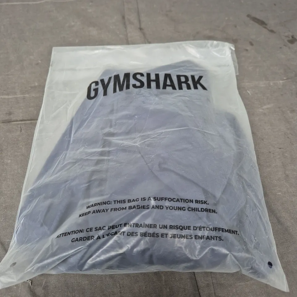 GYMSHARK SEAMLESS POLO SHIRT – BLUE, MEN'S SIZE M, SLIM FIT