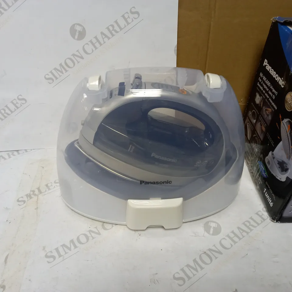 PANASONIC CORDLESS, PORTABLE 1500W CONTOURED MULTI-DIRECTIONAL STEAM/DRY IRON