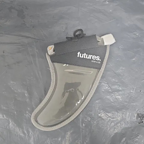 FUTURES LOST 6.25 FIBREGLASS SINGLE FIN - SMOKE 