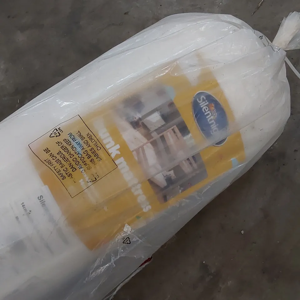 BAGGED SILENTNIGHT 14CM DEEP SINGLE BUNK FOAM MATTRESS