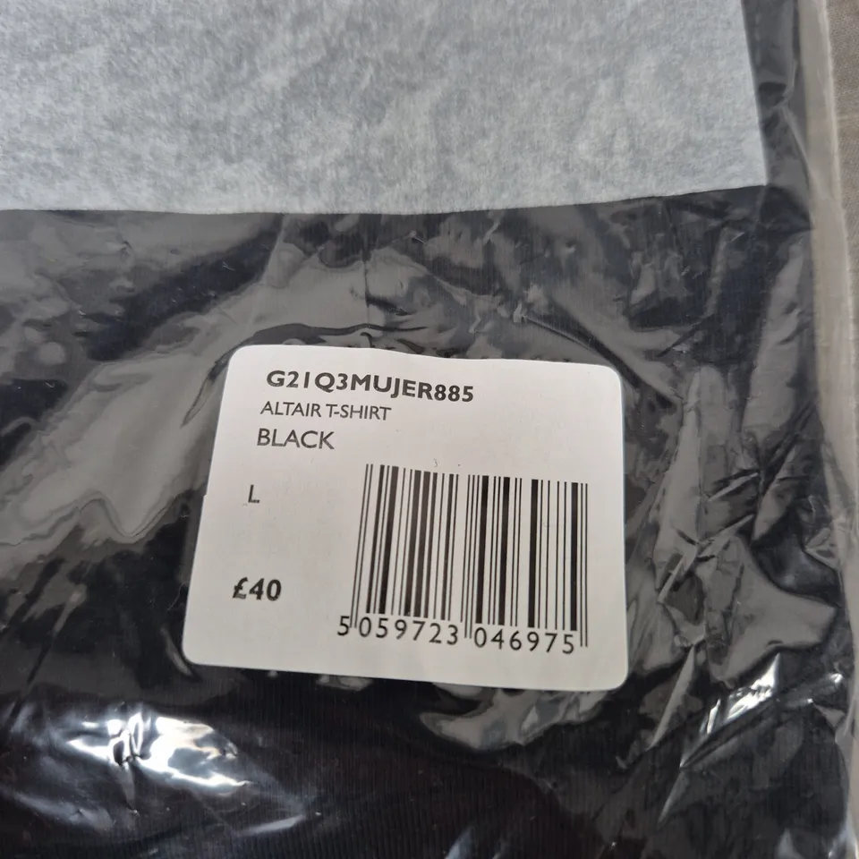 UK SIZE L PRETTY GREEN T-SHIRT – BLACK