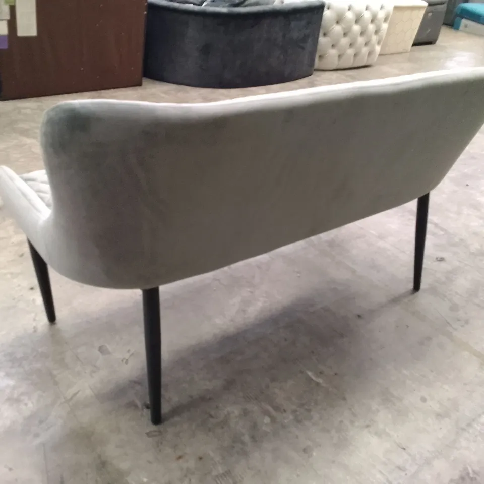 GREY FABRIC BENCH