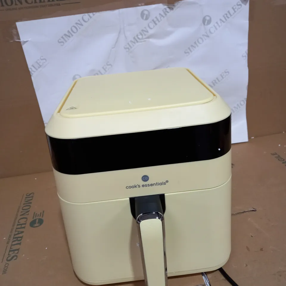 COOKS ESSENTIALS AIR FRYER IN YELLOW