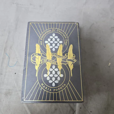 MARIA POPOVA - 100 DIVINATIONS FOR UNCERTAIN DAYS (HARDCOVER, CANONGATE)