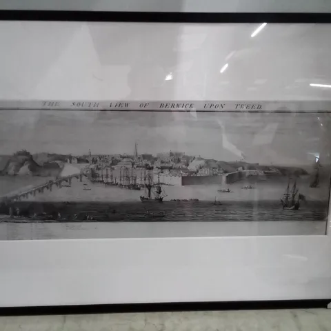 THE SOUTH VIEW OF BERWICK UPON TWEED - FRAMED PICTURE
