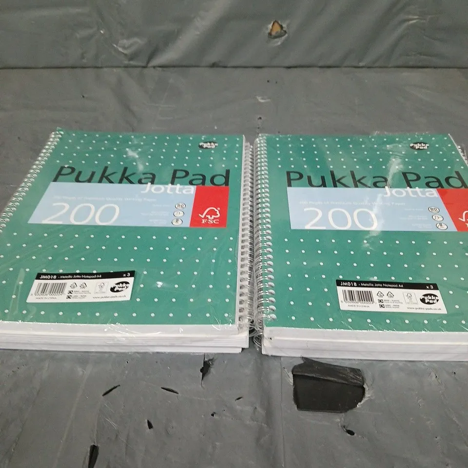 6 X SEALED PUKKA JOTTA WRITING PADS 