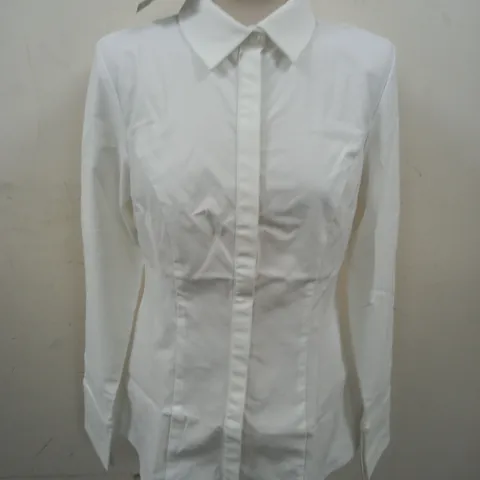 DIVIDED WHITE LONG SLEEVE SHIRT - EUR M