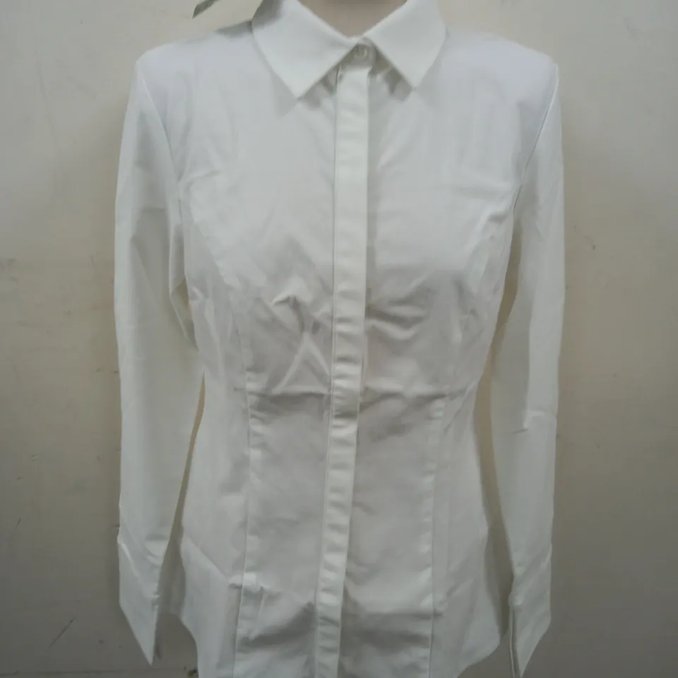 DIVIDED WHITE LONG SLEEVE SHIRT - EUR M
