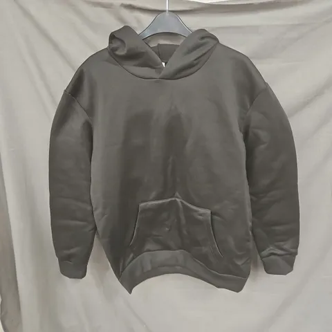 BLACK HOODIE WITH WHITE BACK PRINT: THINGS I DO IN MY SPARE TIME SIZE S