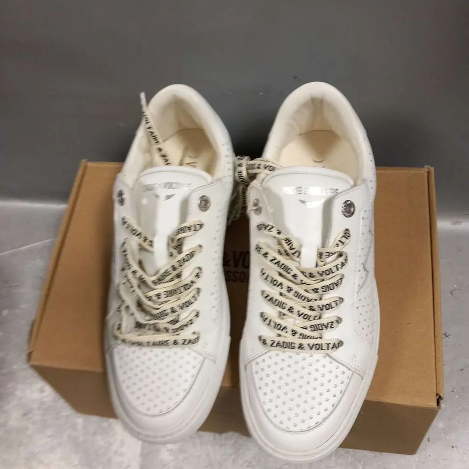 BOXED ZADIG AND VOLTAIRE LA FLASH SMOOTH CALFSKIN SIZE 40