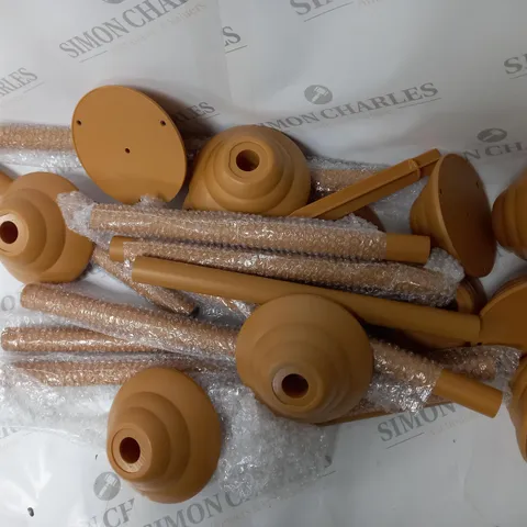 OUTDOOR GARDEN LIGHT PARTS IN LIGHT BROWN