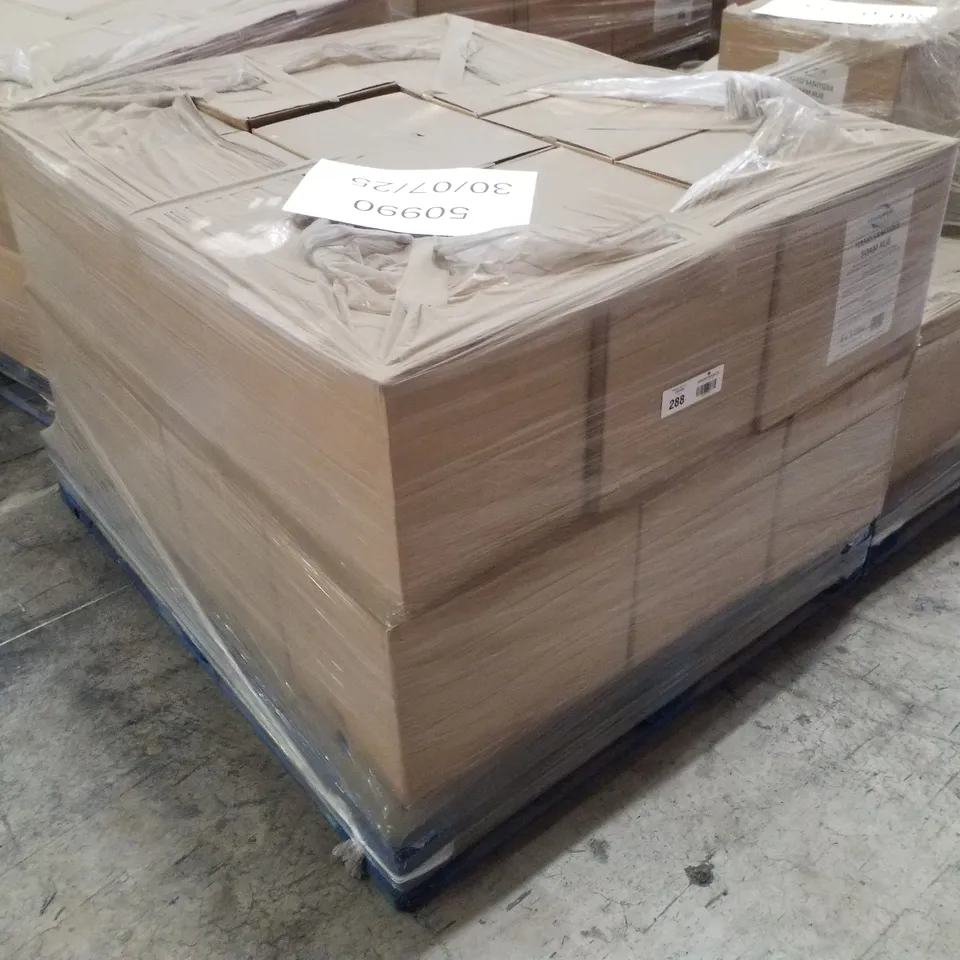 PALLET CONTAINING APPROXIMATELY 80 BOTTLES OF STRONGHOLD ALCOHOL HAND SANITISER 5LTR
