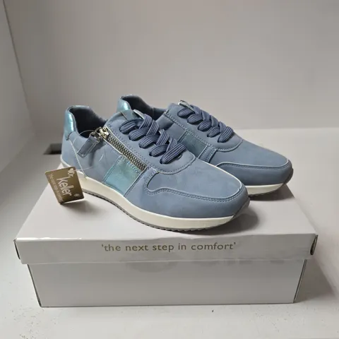 DR KELLER MARTINA BLUE TRAINERS β UK SIZE 3