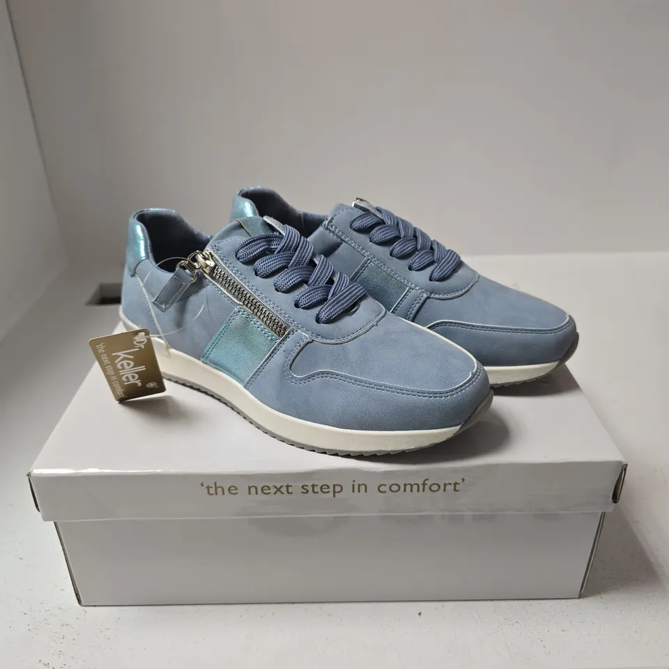 DR KELLER MARTINA BLUE TRAINERS – UK SIZE 3
