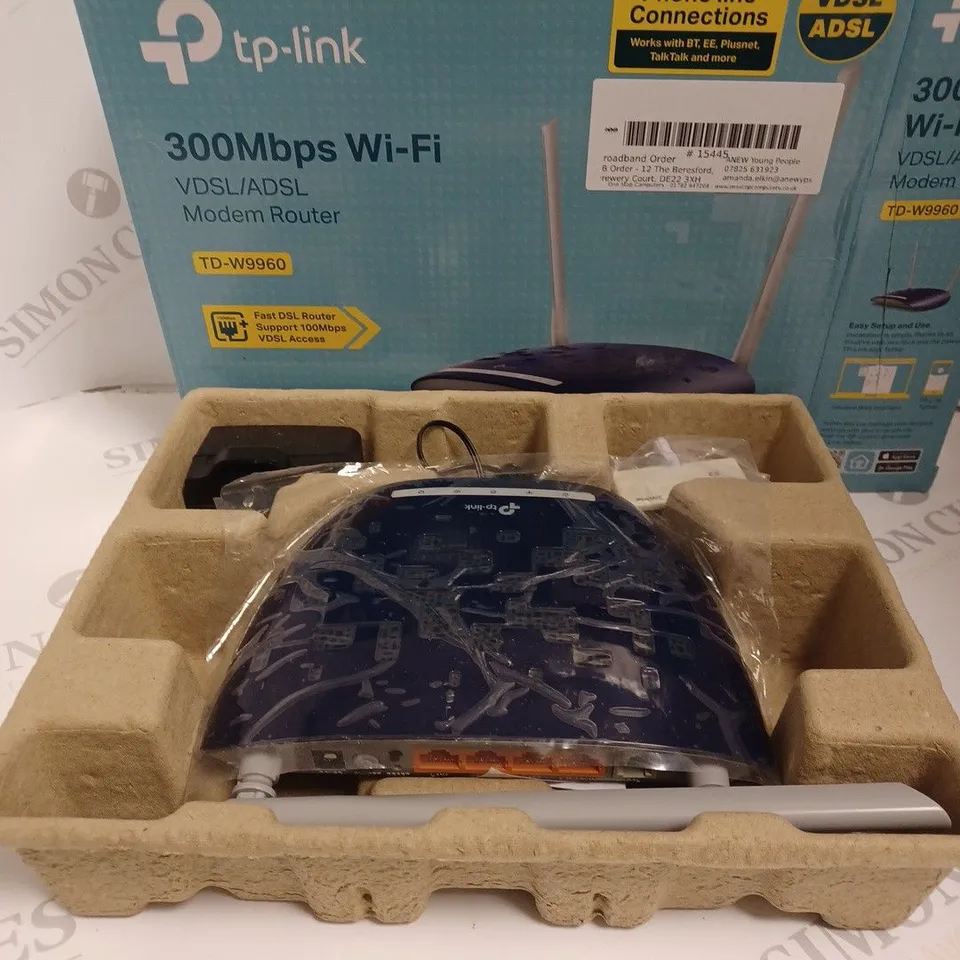 TP-LINK 300MBPS WI-FI VDSL/ADSL MODEM ROUTER