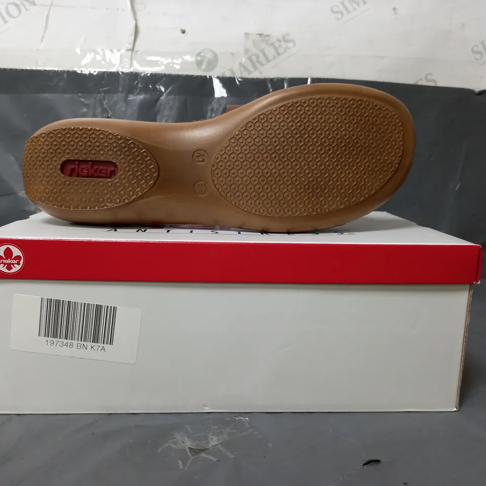 RIEKER ANTI-STRESS SANDALS BROWN SIZE EU 41