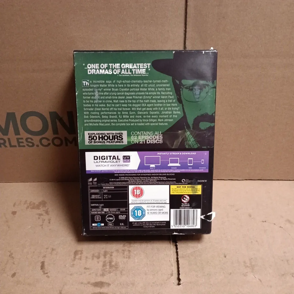BREAKING BAD THE COMPLETE SERIES 21 DISC SET