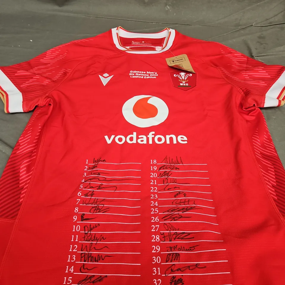 MACRON WRU SIGNED SHIRT HOME 24/25 SLIM FIT - XL