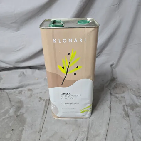 KLONARI GREEK EXTRA VIRGIN OLIVE OIL 5000ML