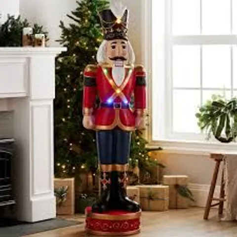 FESTIVE 5FT PRE-LIT INDOOR OUTDOOR NUTCRACKER NAVY - COLLECTION ONLY