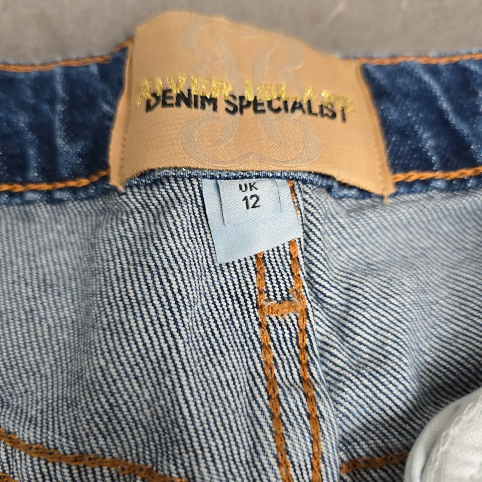 RIVER ISLAND DENIM SPECIALIST JEANS – UK 12